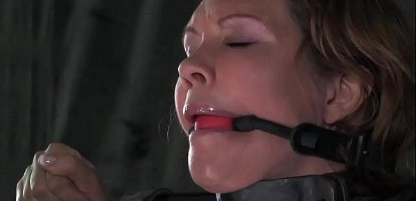  Scarred bdsm sub paddled by her maledom